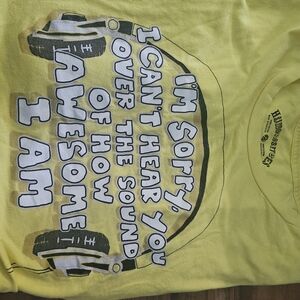 Yellow Graphic Men's Shirt